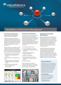 Valuemetrics- Performance Management